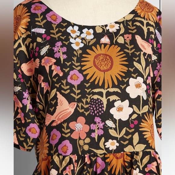 Princess Highway Sunflower Scenario Smock Dress - Picture 3 of 4